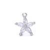 Accesorios de plata esterlina S925 hechos a mano DIY aretes accesorios para aretes collar pulsera colgante colgante colgante de diamante venta al por mayor