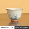 Taza de té de olas del océano en relieve pintada a mano con mesa de hielo, taza individual de cerámica para el hogar, juego de té de kung fu, taza de degustación de té, tazas de té, taza Yulan