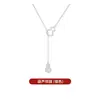 Collar de Calabaza Feliz para Mujer Lujo Ligero Diseño de Nicho de Gama Alta Todo Fósforo Borla Cadena para Clavícula Accesorios Simples