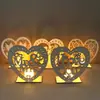 Decoración de Velas en Forma de Corazón para el Día de San Valentín Transfronteriza Fiesta Propuesta de Matrimonio Accesorios DIY Adornos Artesanías de Madera