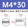 Tornillo remachable de acero inoxidable BSOS-M3/3.5M3/M3.5/M4/M5/M6-4 ~ 32 en stock venta directa