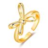 Anillo de Lazo Distintivo de Moda de Lujo Ligero con Diseño Nicho de Estilo Coreano para Mujer ins Simple Combinable ins Pulsera Vintage