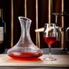 Decantador de vino estilo europeo creativo de lujo patrón martillado Decantador copa de vino copa de vino vidrio doméstico separador de vino