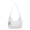 2026 Nova Moda Tecida Elegante Casual Moda Cor Sólida Sensação Elegante Bolsa de Mão Bolsa de Ombro Bolsa de Axila Bolsa Dumpling