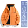 Chaqueta Woodpecker para Hombre y Mujer Otoño Exterior Tres en Uno Cortavientos e Impermeable Traje de Montañismo para Pareja Chaqueta con Capucha