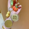 Chaveiro de Ouro Puro 999 520 Boa Sorte Pêssego e Amendoim Pingente Ornamento Dourado Brinde Promocional
