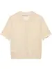 Moda Femenina 2026 Transfronterizo Cuello Polo Estilo Suave Tejido de Encaje Manga Corta Cárdigan Superior
