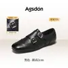 Mocasines Planos Augu Shiden para Mujer 2026 Verano Nuevos Estilo Británico Retro Casual Zapatos de Cuero Barroco