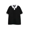 Yidao Vintage 2026 Verano Nuevo Camiseta de Manga Corta de Dos Piezas Falsas a Rayas Marca de Moda de Gama Alta Unisex Holgada Media Manga