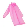 Impermeable de EVA engrosado largo transparente no desechable para lugares turísticos, viajes, montañismo, exterior, poncho para adultos para hombre y mujer