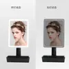 Suministro de Espejo de Maquillaje LED de Escritorio con Caja de Almacenamiento, Alimentado por USB, Espejo de Belleza con Atenuación Táctil Ajustable Infinitamente, Fabricante de Shenzhen