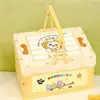 Cesta Plegable Regalo Décimo Cumpleaños Caja Vacía Empaque Guardería Infantil Caja de Regalo de Mano con Forma de Estrella