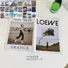 Revista de fotografía estilo Ins portada Cuaderno grueso libro de utilería modelo decoración para posar utilería de fotografía no