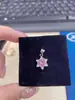 Moda Coreana Mosan Ponto de Diamante Fornecimento Colar de Floco de Neve Feminino Inlaid 1 quilate Seis Garras Pingente ins Corrente da Clavícula
