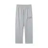 Cort Marca Tendência Americana Alcatraz Moletom com Zíper Solto High Street Conjunto Moletom Calça Estampada com Letras Masculino Outono Inverno