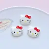 Accesorios de Resina de Gato de Dibujos Animados para Bricolaje Pegamento de Crema Pegatinas para Funda de Teléfono Pasadores para el Cabello Adornos para el Cabello Materiales para Decoración de Zuecos