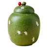 Bote de Cerámica para Té para Guardar Hojas de Té con Accesorios de Té de Alta Gama para Almacenamiento de Té