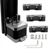 Soporte del Eje Z para Impresora 3D Creality, Pieza de Fijación para Motor Paso a Paso 42 con Varilla Roscada, Soporte Angular Moldeado por Inyección Crender3