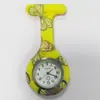 Popular Reloj de Pulsera Redondo para Enfermera con Transferencia de Agua y Estampado Colorido, Correa de Silicona, Reloj de Moda Universal para Estudiantes Mujeres, Esfera al por Mayor