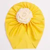 Nuevos Gorros de Bebé de Canalé Estilo Europeo y Americano, Turbantes Florales para Niños, Gorros de Protección para Fontanela, Gorros Delgados para Bebés Niñas