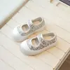 Zapatos Infantiles 2025 Primavera/Otoño Nuevo Estilo Zapatos de Princesa para Niños Zapatos de Lona Transpirables para Niñas Suela Suave Zapatos Deportivos de Moda