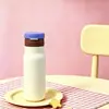 Taza Térmica de Acero Inoxidable 316 de Lujo, Taza de Agua Portátil Deportiva con Doble Popote para Beber, Taza de Acero Inoxidable de Alto Estilo para Viajes al Aire Libre para Niñas