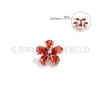 Brincos de Liga de Titânio F136 G23 Flor de Cerejeira Cinco Pétalas Joias para Piercing Studs de Ameixeira Studs de Osso da Orelha Studs de Sobrancelha Atacado