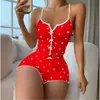 Pantalones Cortos con Tirantes de Nuevo Estilo, Conjunto Sexy de Seda de Leche Estampada Multicolor con Lazo, Fábrica de Ropa Cómoda para el Hogar