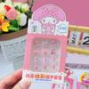 Pegatinas Personalizadas de Uñas Sanrio para Niños con Pedrería, Pegatinas de Arte de Uñas de Dibujos Animados My Melody para Niña, Pegatinas de Uñas Kuromi