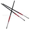 Pincel para pintar uñas pincel para pintar pluma para arreglo pluma para pintar pluma de barra roja y negra pluma de barra roja y negra cabeza plana boca oblicua 3 pz/set