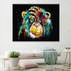 Acuarela Orangután Animal Mural Pintura Núcleo Alta Definición Inyección de Tinta Moderna Pintura al Óleo Decoración del Hogar Pintura Colgante Arte Moderno