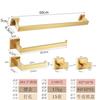 Set de Baño Transfronterizo Barra para Toallas de Acero Inoxidable Toallero Portarrollos de Papel Higiénico Gancho para Abrigos Aro para Toallas Colgante de Pared Portarrollos de Papel