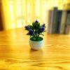 Fornecimento Direto da Fábrica de Vasos de Plantas de Flores Artificiais, Vasos de Plantas de 7 Flores de Narciso Simuladas, Pequenos Ornamentos de Plantas Verdes Simuladas, Fornecimento Direto Transfronteiriço