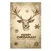 Pintura em lata de Natal atacado Véspera de Natal pintura decorativa de ferro fornecimento transfronteiriço Europa e Estados Unidos decoração de atmosfera festiva retrô