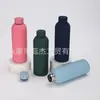 Venta Caliente Transfronteriza Termo de Acero Inoxidable 304 Pintura de Goma Americana Botella de Boca Pequeña Deporte al Aire Libre Portátil Taza de Agua Deportiva