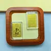 Populares Pegatinas para Teléfono con Oro de 2 mg Oro Puro 999 Princesa Por Favor Hazte Rico Rápido Dios de la Fortuna Atractor de Riqueza con Adhesivo al Dorso Venta al por Mayor de Fábrica