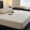 Conjunto de Lençol de Cama Matelassado Xadrez e Lyocell Respirável de Três Peças com Capa Protetora Simmons Aumentada Cor Pura Simples 1.5/1.8m