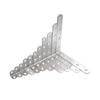 Soportes de Ángulo de Acero Inoxidable Cepillado, Soportes Triangulares para Estantes, Accesorios de Ferretería, Conectores de 90 Grados, Soportes Triangulares Rectos al por Mayor