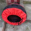 Bolsa de almacenamiento ajustable para neumáticos de coche de tela Oxford transfronteriza, cubierta para neumáticos de nieve, cubierta para neumáticos de repuesto, cubierta para neumáticos de cuatro estaciones