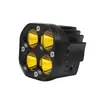 Spot Car Luz de Trabalho LED Luz Amarela Branca Luz Auxiliar 40W Lente de Trevo de Quatro Folhas Holofote Holofote Modificado para Motocicleta