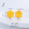 Acessórios DIY de ouro vietnamita de longa data cor esmaltada pingente de leão da sorte dança do leão colar corrente de suéter mulheres