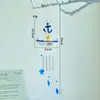 Sino de Vento Criativo Estilo Oceano Transfronteiriço Barco Decoração de Velheiro para Casa Modelo de Velheiro de Madeira Barco Pequeno de Madeira Pingente Aéreo