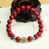 Pulseira Aiyu Cinábrio Areia Dourada Roxa Aventurina Jade Atacado de Fábrica E-commerce Transmissão ao Vivo Dropshipping S2071907