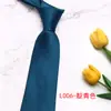 Corbata de color sólido en stock nueva corbata casual de negocios para hombre accesorios de traje 8 cm corbata hecha a mano fabricante de corbatas de color sólido