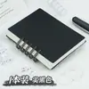 Cuaderno A7 con sensación de alta gama, un cuaderno de bolsillo simple y compacto, un cuaderno de hojas sueltas con páginas extraíbles y páginas rayadas para tomar notas
