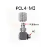 Accesorios de microconexión rápida de acero inoxidable y cobre SMC, conectores de púas mini rectos y en codo PC4, accesorios PL4-m3m5m6