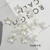 Grampo de Cabelo Pétala Folha Pérola Imitação ABS Acessório de Cabelo DIY Artesanato Decoração Presente Flor Artificial Flor de Imitação