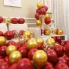 Decoração Completa da Casa para o Casamento Balões de Casamento Sala de Estar Fitas de Telhado Vermelho Teto Casa Nova Casa da Noiva Personagem Feliz Suprimentos Coleção