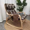 Sillón balancín nórdico sofá perezoso silla de balcón silla de ocio sillón reclinable para mujer embarazada sillón de casa para adulto simple