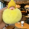 Llavero Colgante de Muñeca de Peluche Genuina para Dormir de Moda Lindo Regalo para Pareja Juguete de Muñeca Femenina Decoración para Mochila